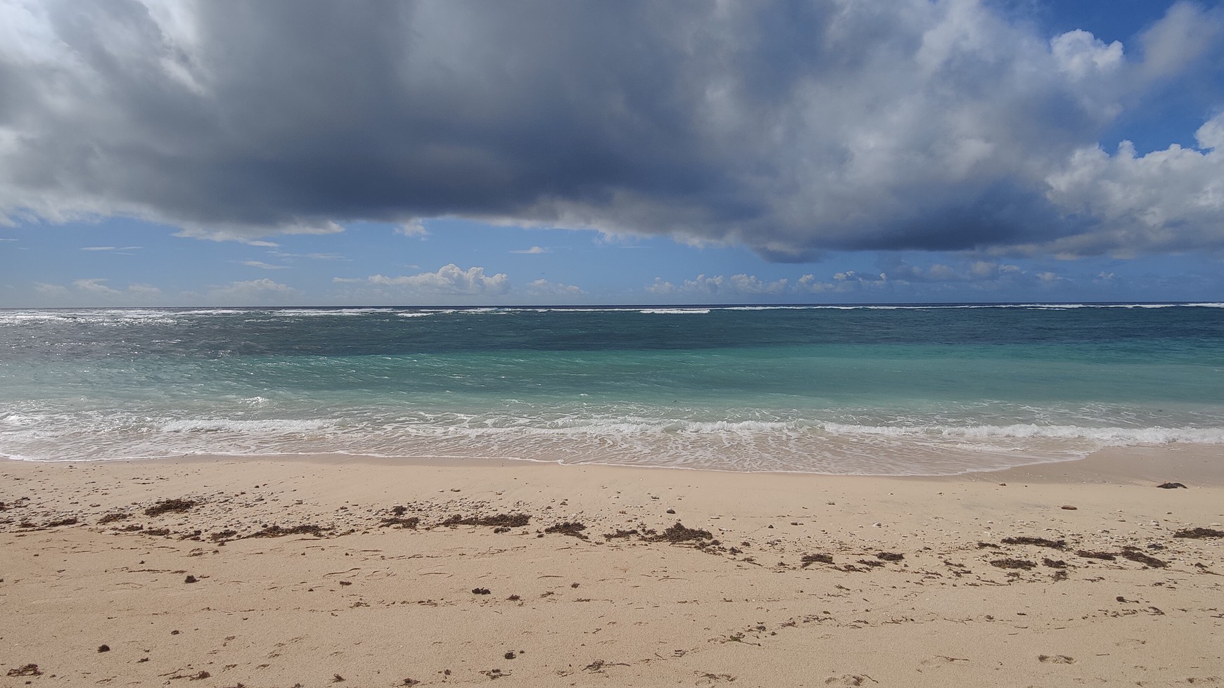 Freehold land beach front with white sand and crystal clear water Pandawa beach 