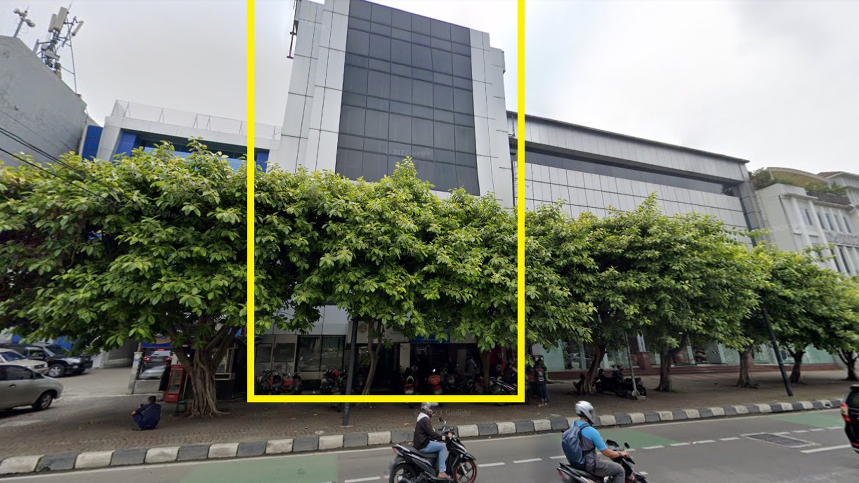 Gedung ex Kantor di HOS Cokroaminoto, Jakarta pusat