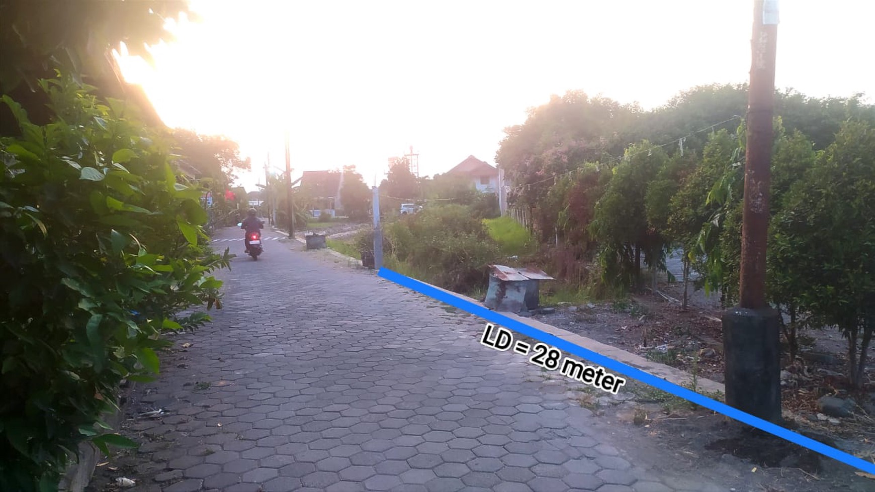 Tanah Pekarangan Luas 878 Meter Persegi Lokasi Berbah Sleman 