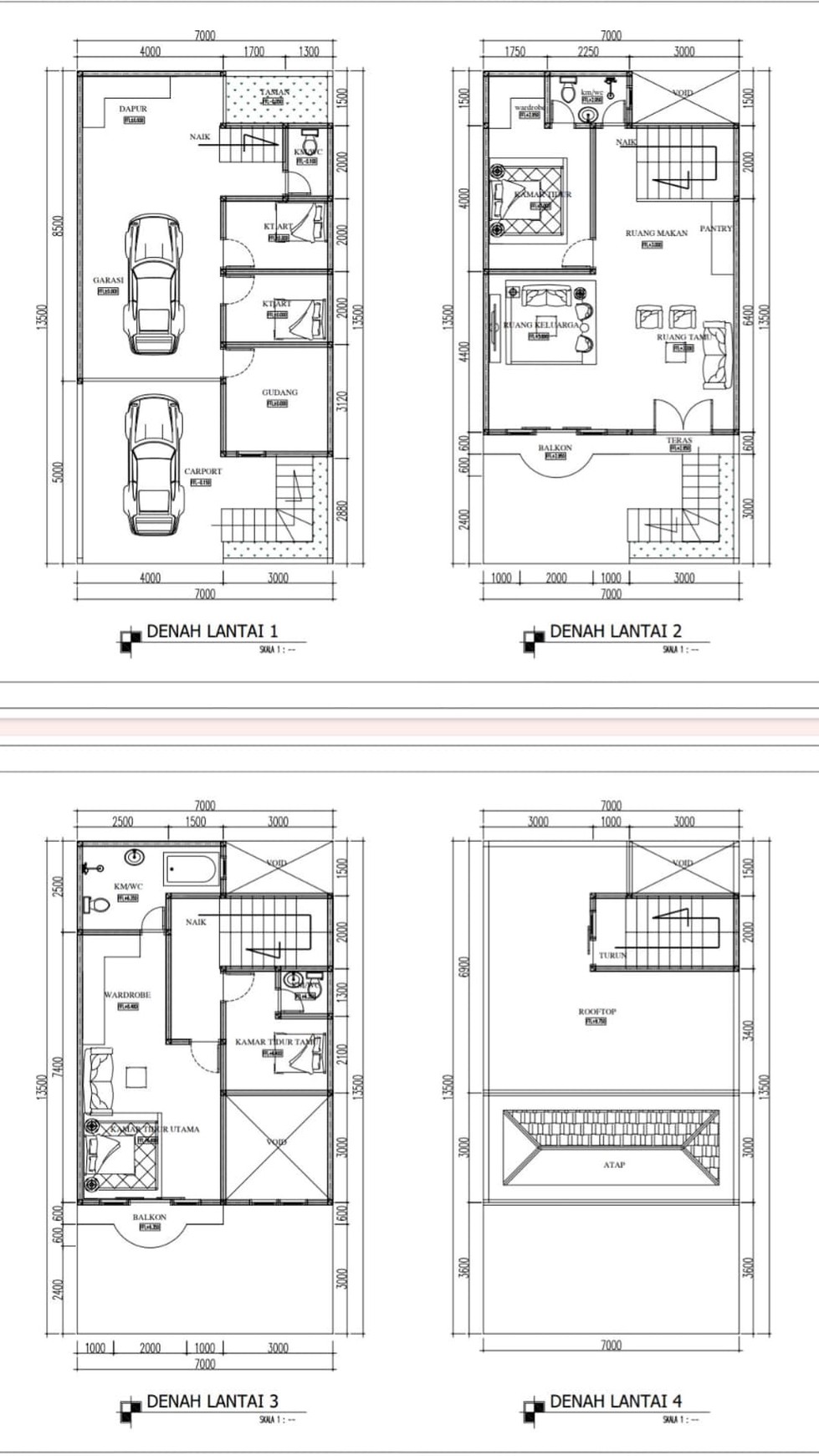 Rumah Bagus Brand New Di Permata 2 Residence, Jagakarsa, Jakarta Selatan