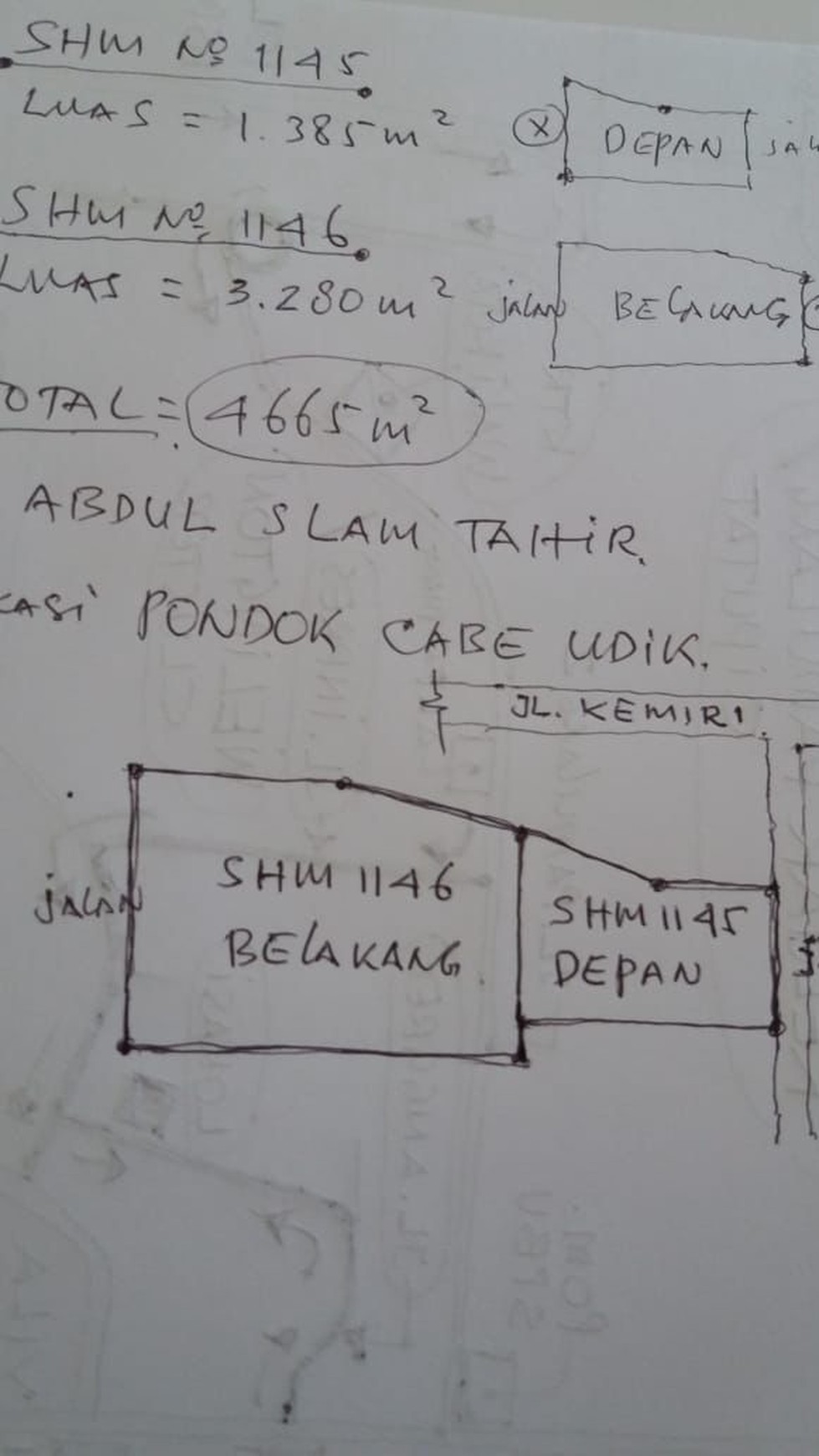 Lokasi Bagus di Pondok Cabe