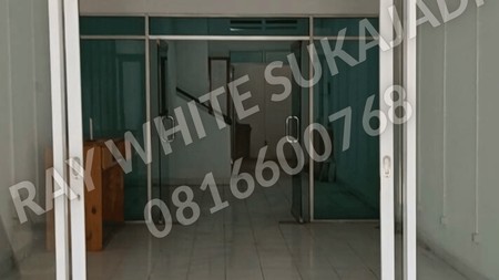 DISEWAKAN RUKO SAYAP SUNDA Strategis, cocok untuk kantor