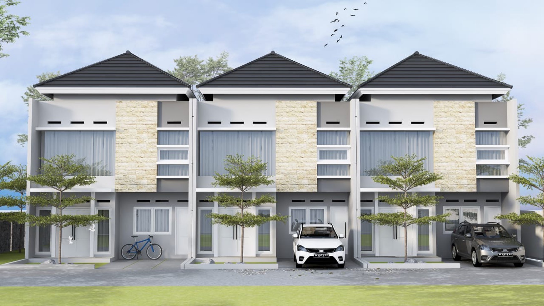 Rumah Brand New Minimalis siap Huni dalam Cluster