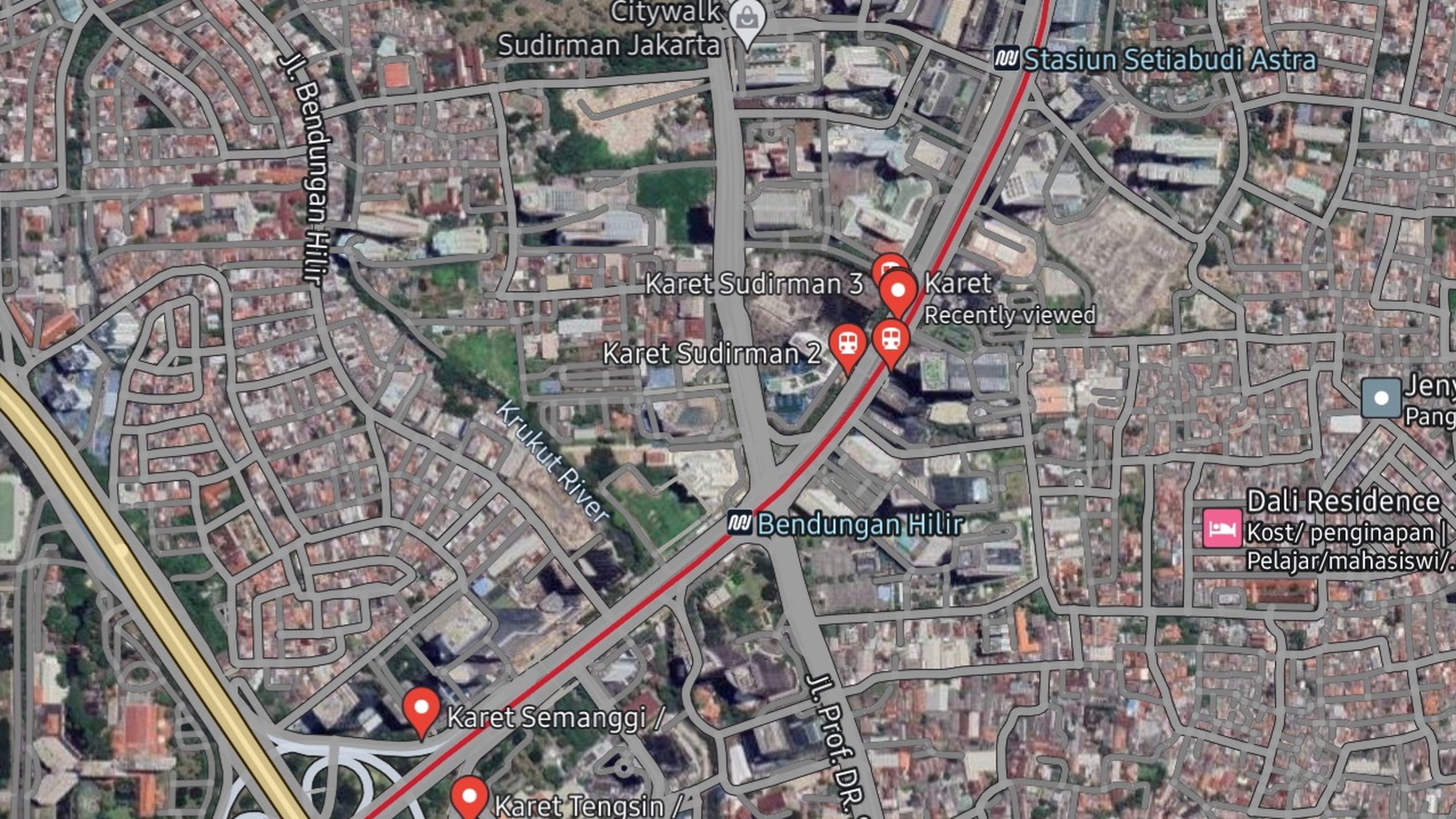 Tanah & Rumah di Karet Pasar Baru, Tanah Abang, dekat Sudirman 