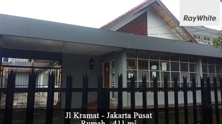 Rumah Kantor Kramat Lokasi Strategis - Jakarta Pusat