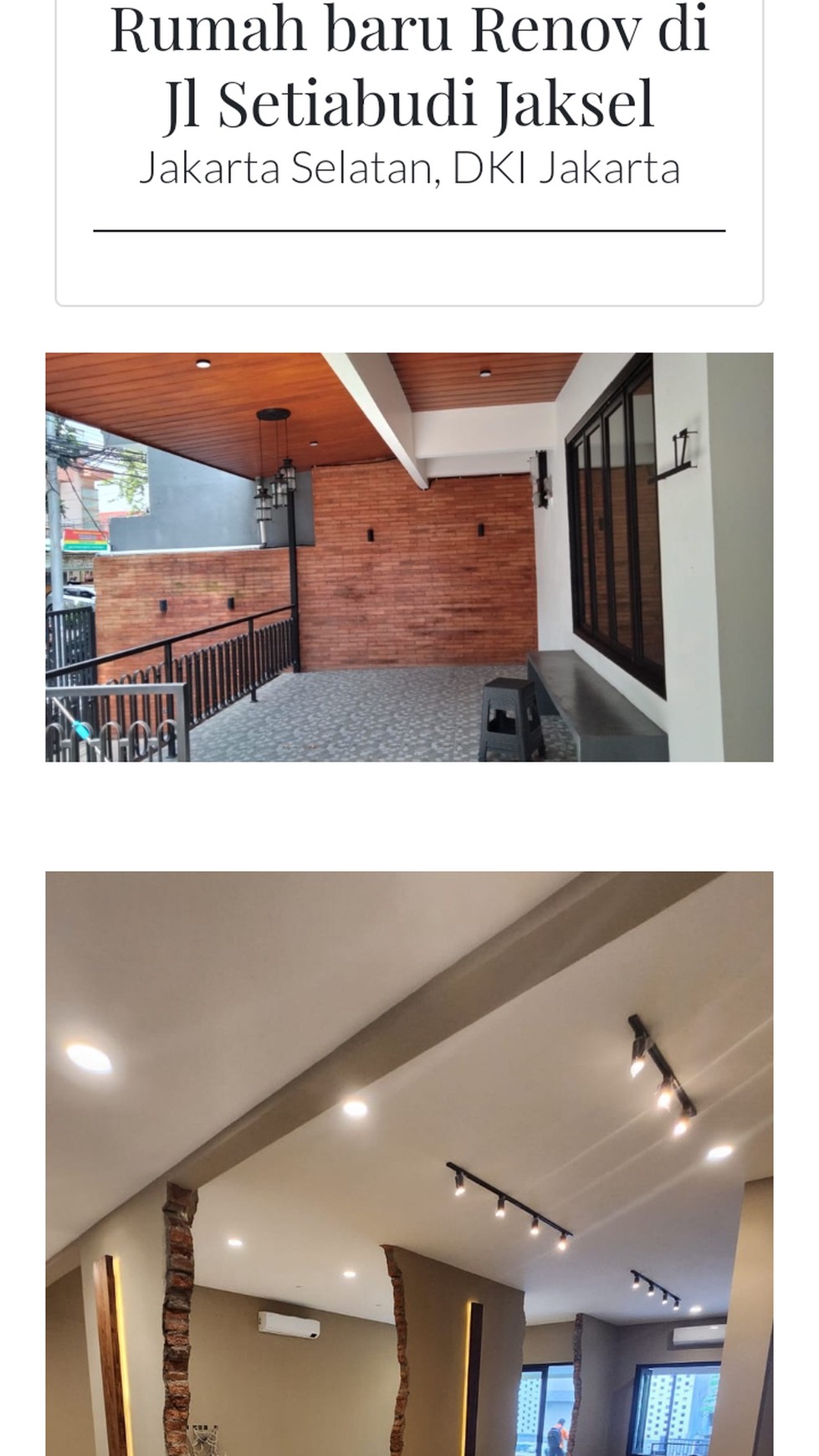 Sewa cepat rumah baru cocok utk usaha di Jl Setiabudi