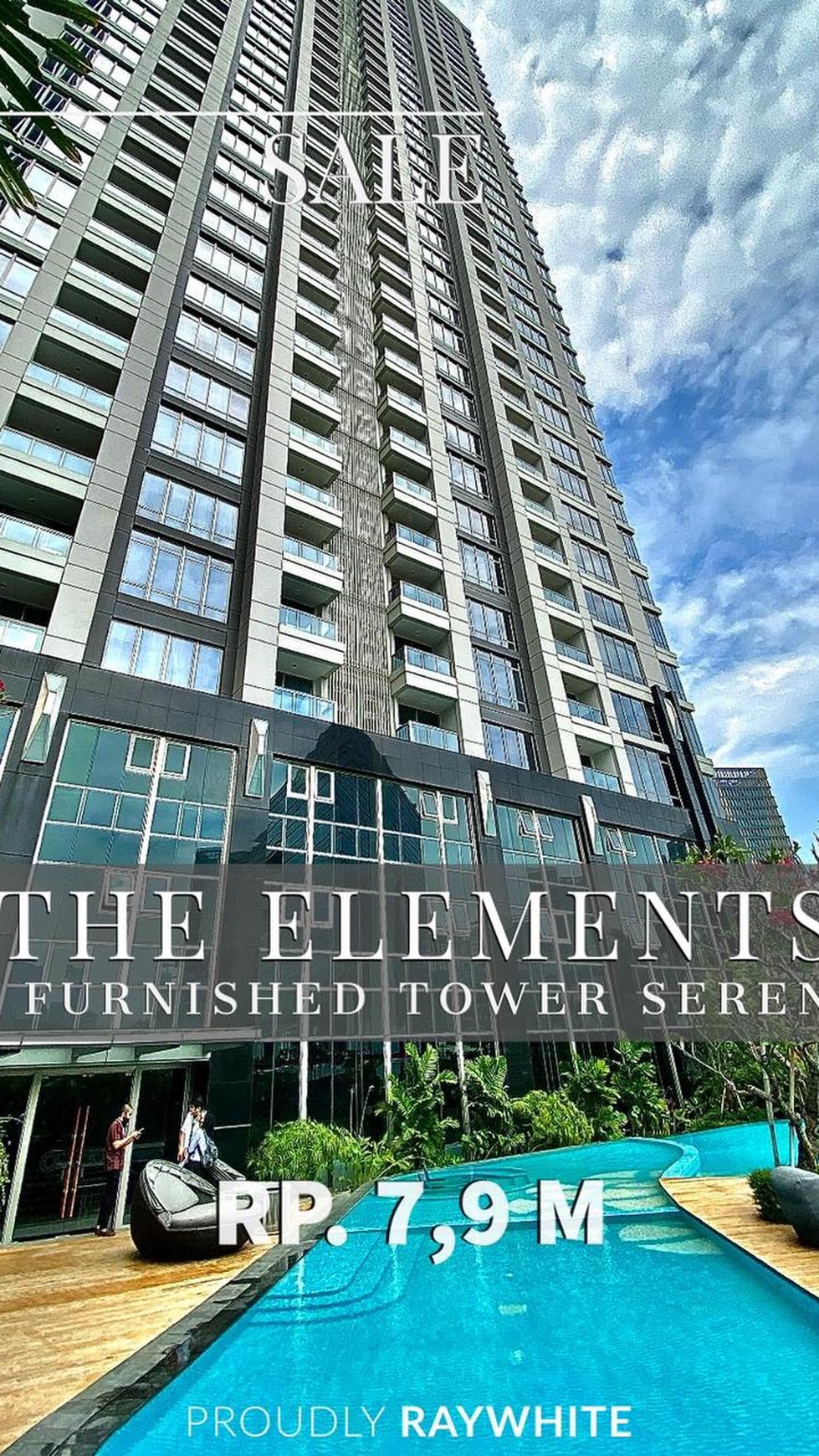 The Elements Apartment Tower Serenity 3BR Private lift 