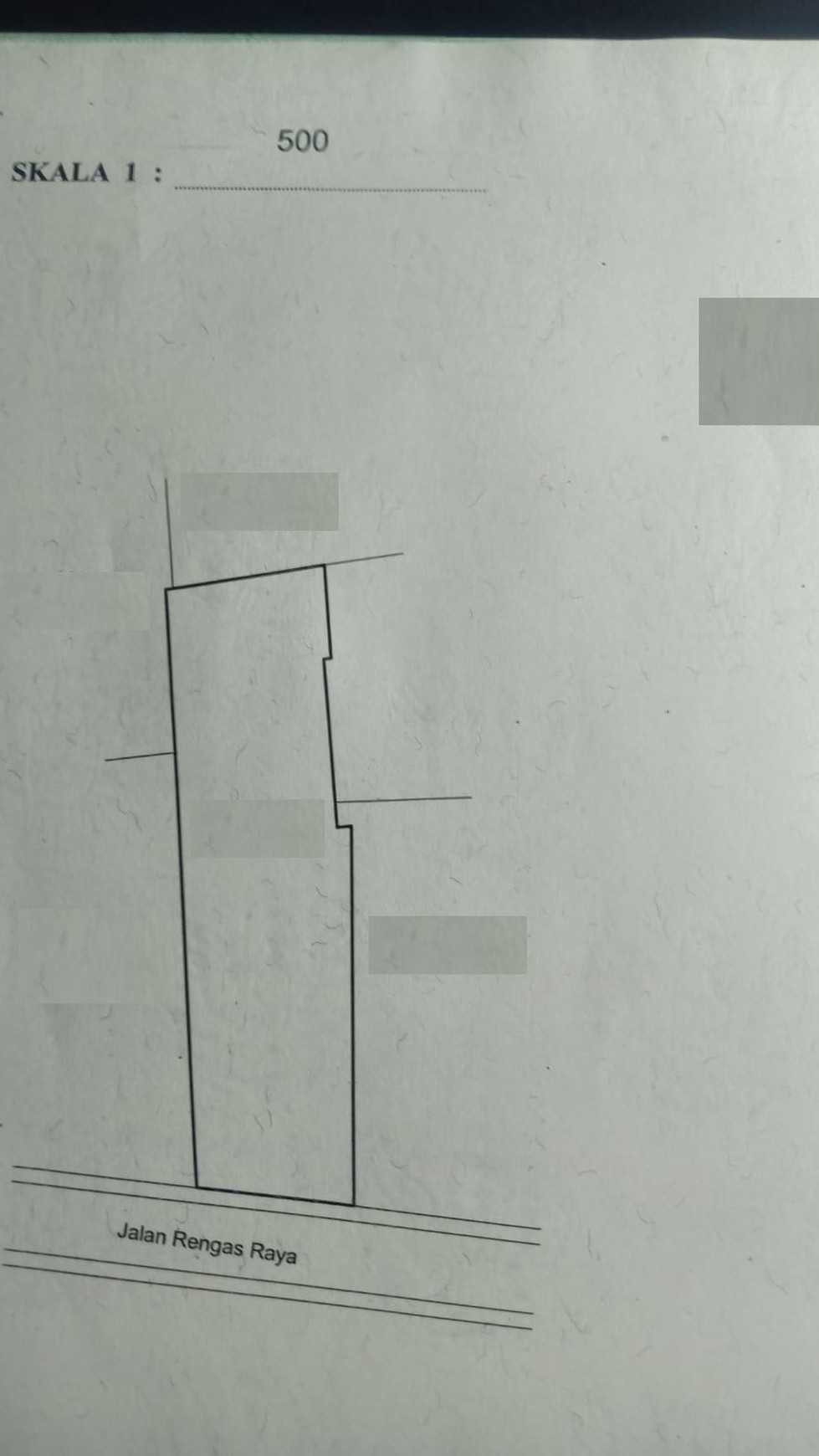 Tanah Bagus Diarea Jl Rengas Raya (DKI), Lokasi Strategis Cocok Untuk Usaha Apapun 