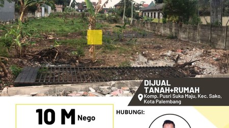 DIJUAL TANAH TENGAH KOTA 