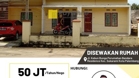 DISEWAKAN RUMAH 