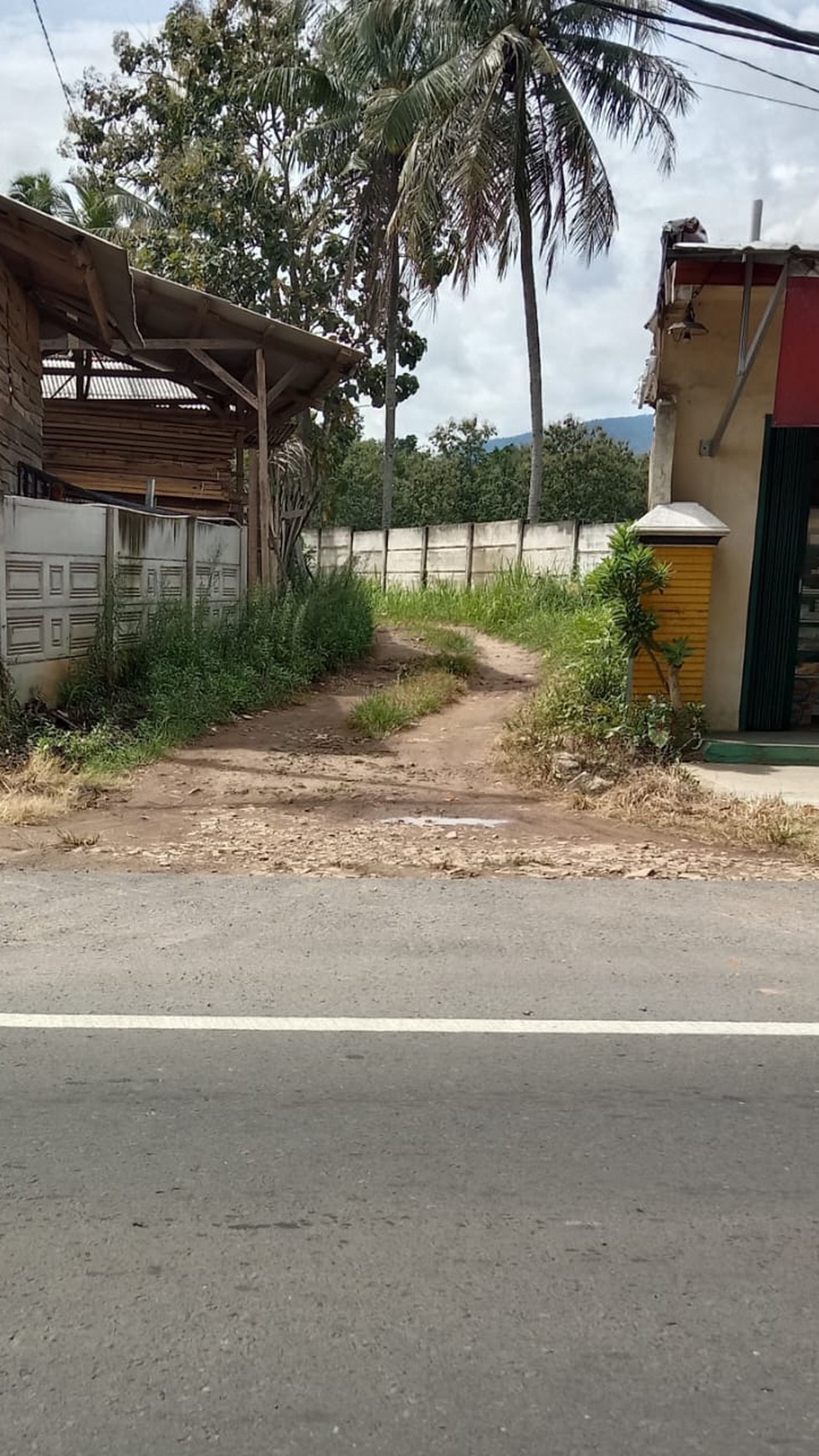 Dijual Tanah 80m ke Jalan Lintas Raden Gunawan