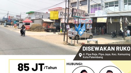 DISEWAKAN RUKO 1 PINTU ,PUSAT KERAMAIAN KOTA PALEMBANG