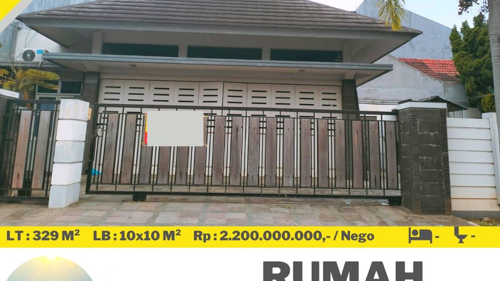 Dijual Tanah dan Bangunan di Perum BTN II Way Halim