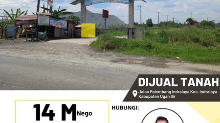 DI JUAL TANAH KERAS PINGGIR JALAN 