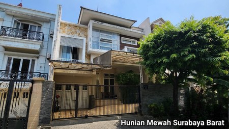 Rumah Pakuwon Indah Villa Valensia Surabaya - Mewah MURAH Rp.13 jt-an/m2 Full Furnished Bonus 9 AC, Waterheater