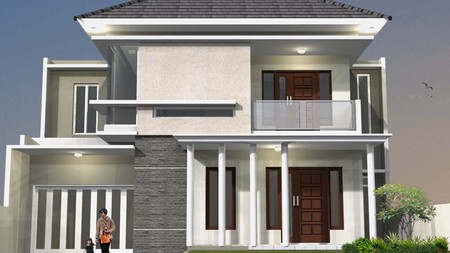 RUMAH DENGAN DESAIN MEWAH UNTUK KELUARGA BESAR , DI KADISOKO.