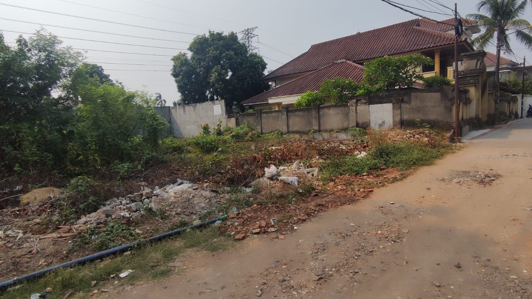 Kavling disewakan hadap timur di Cipadu