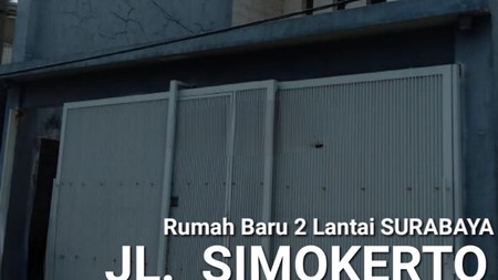 Rumah Jl. Simokerto - Surabaya - Baru Modern 2 Lantai dekat Kapasan, Pasar Atom, Kenjeran