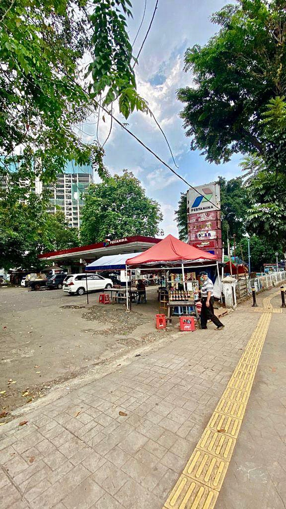 Jual Lahan Bekas SPBU Warung Buncit Raya,Lokasi Strategis