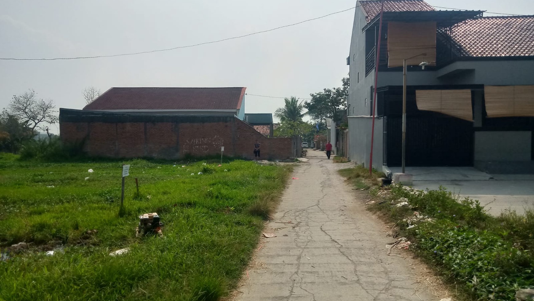 Tanah Siap Bangun Lokasi Pinggir Jalan Utama didalam Perumahan Taman Raya Cikarang