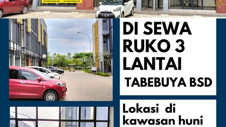 Disewakan Ruko Tabebuya di Kawasan Perumahan BSD yang Ramai dan Dekat dengan Kawasan Bisnis