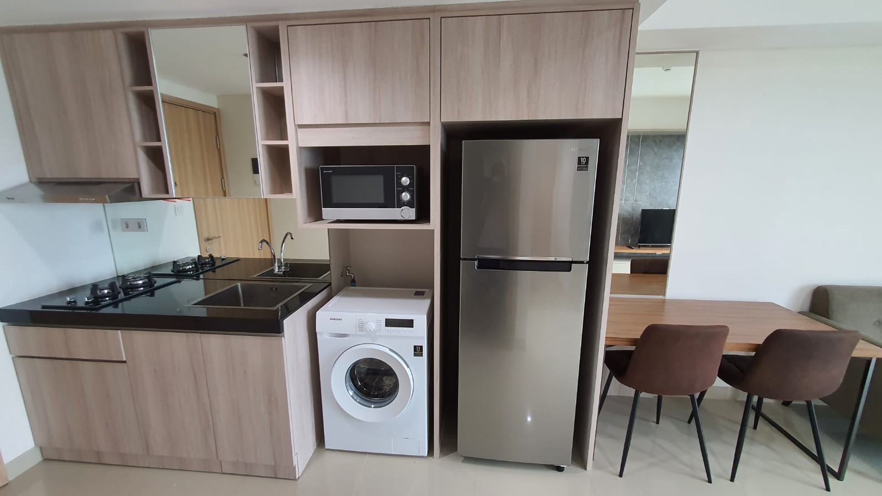 apartemen bagus, nyaman dan furnished siap huni