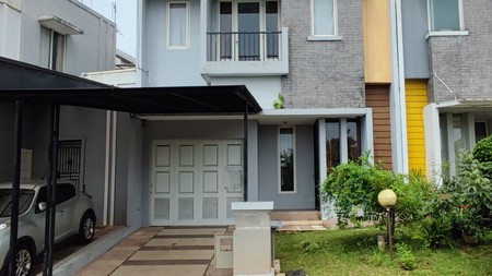 Jarang Ada. Rumah Pondok Hijau Golf Turquoise Barat, Gading Serpong