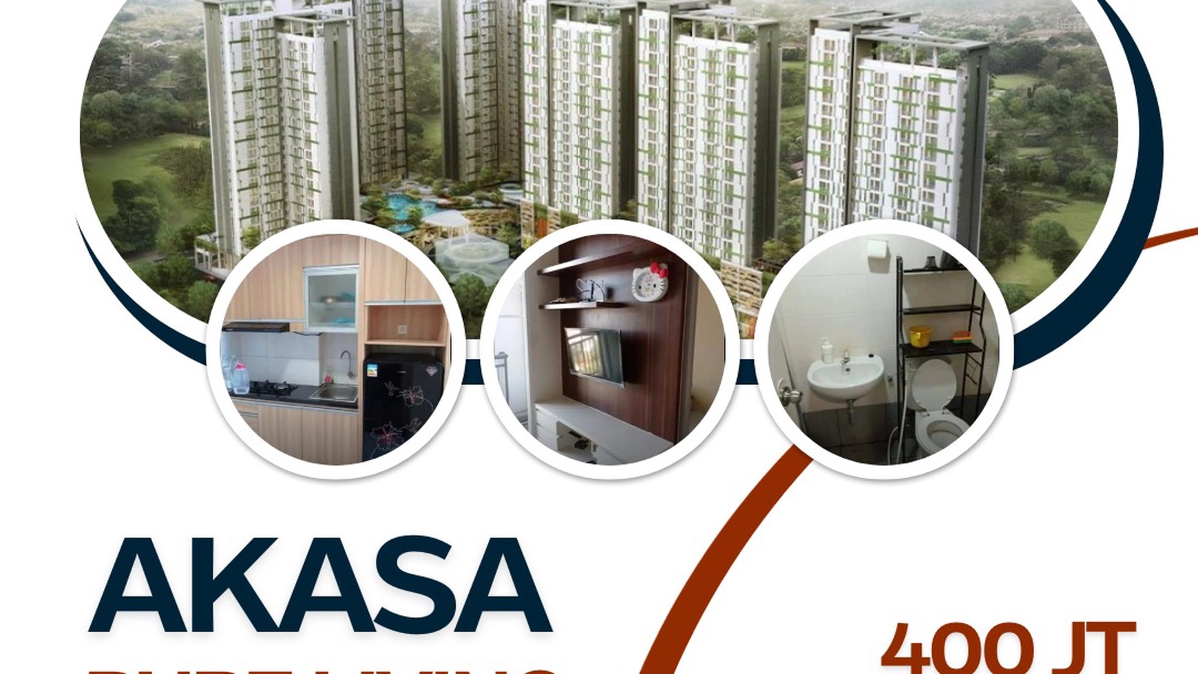 Dijual Apartement Akasa Pure Living di BSD