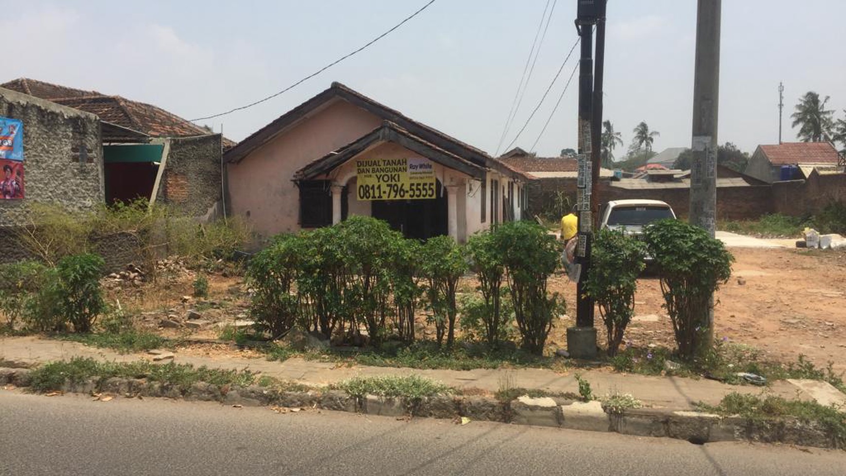 Tanah plus bangunan dijalur dua Jalan Kapten Abdul Hak Rajabasa Bandarlampung