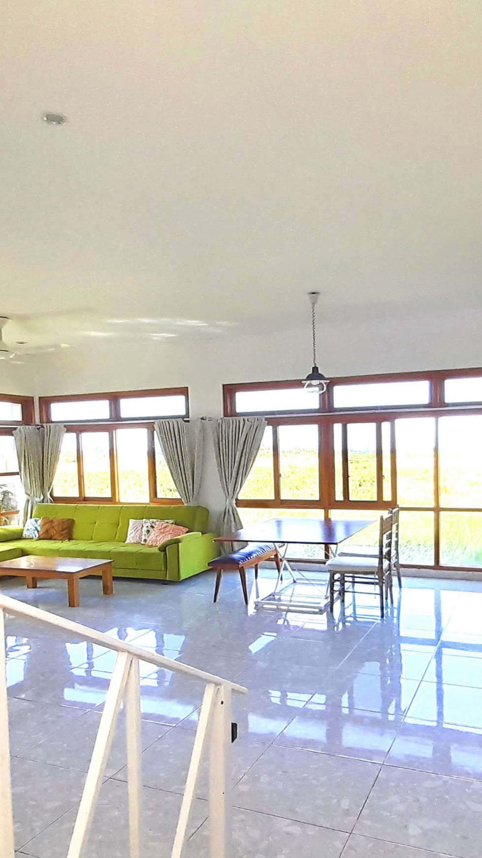 A Beautiful 4 Bedroom Villa Close to Sanur with Stunning Views of Rice Fields and Ocean 