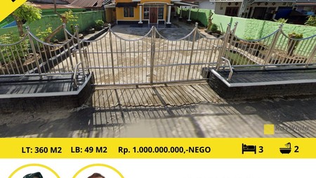 Dijual Rumah di daerah Pusri Palembang