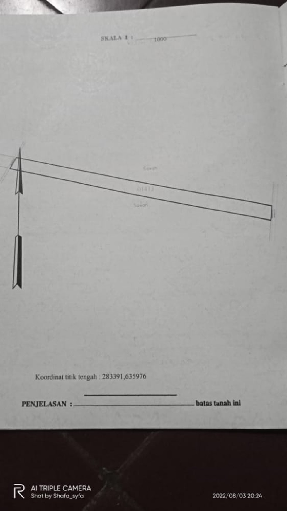 Tanah 1.550 Meter Persegi Di Argorejo Sedayu Bantul