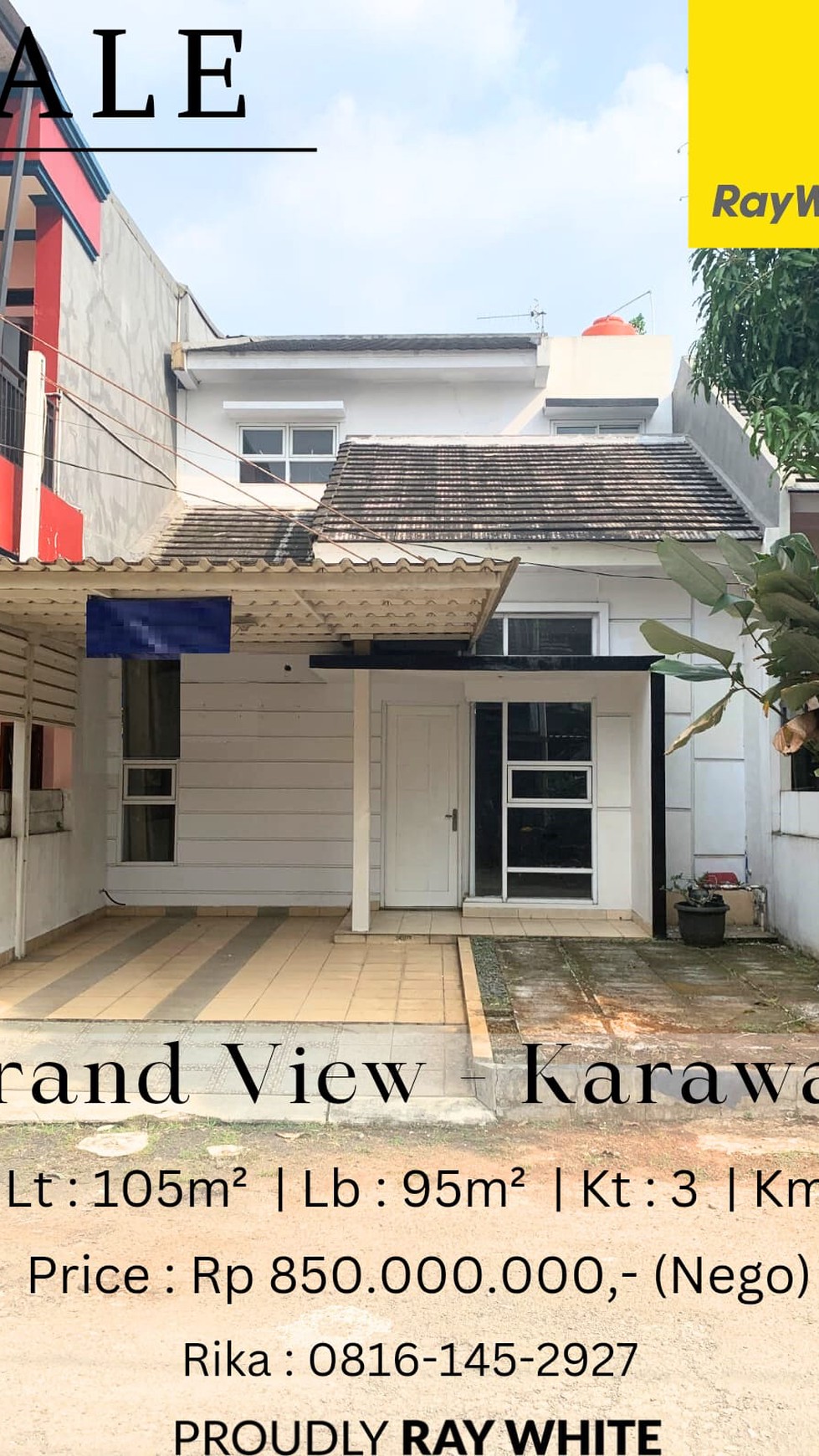 Dijual Rumah Cantik di Kawasan Grand View Karawaci dengan Harga Sangat Menarik
