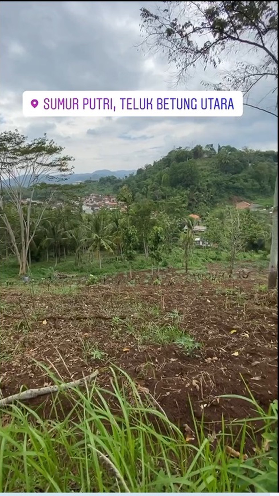 Tanah Luas di Sumur Putri, Teluk Betung, Kota Bandar Lampung