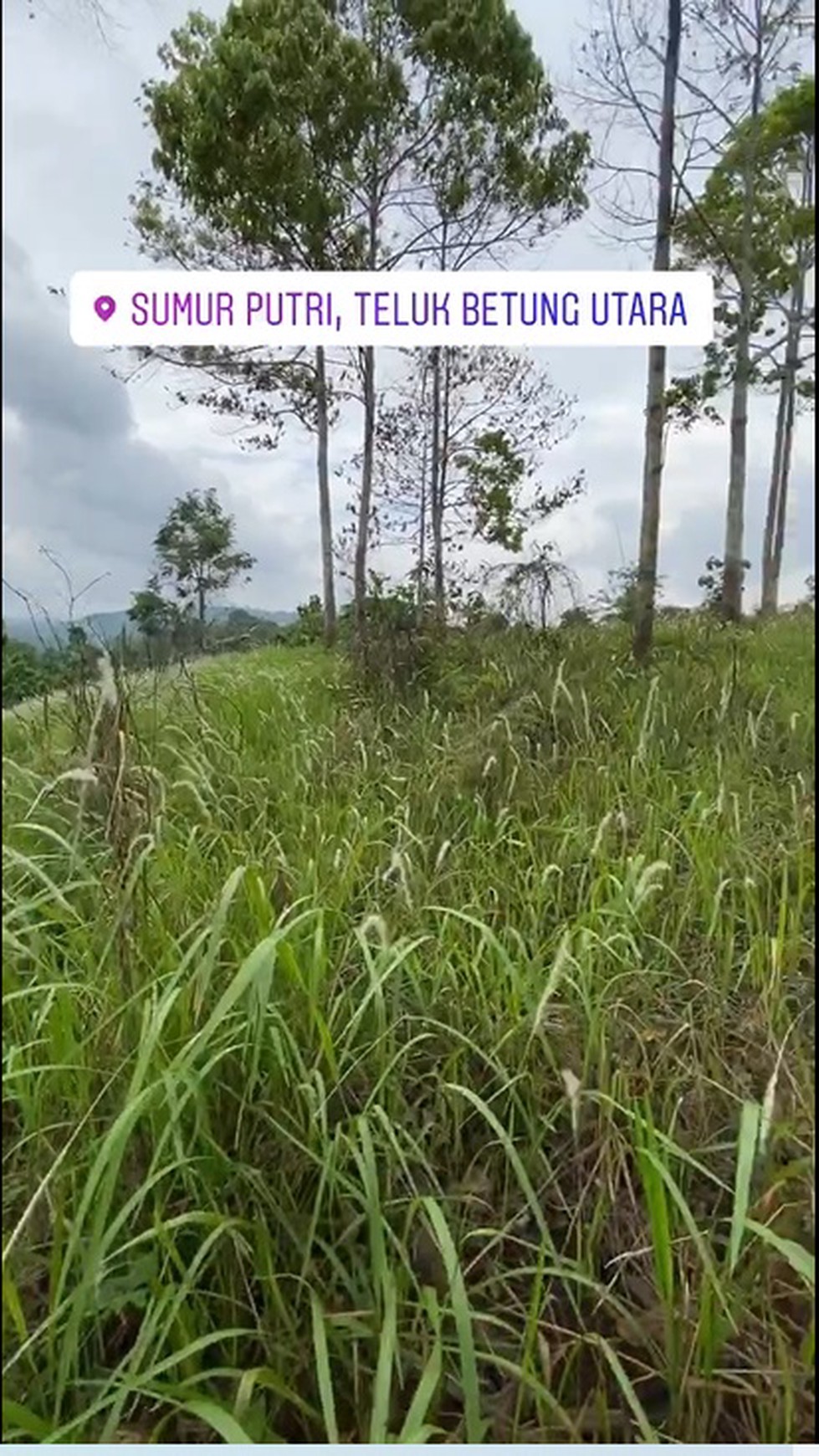 Tanah Luas di Sumur Putri, Teluk Betung, Kota Bandar Lampung