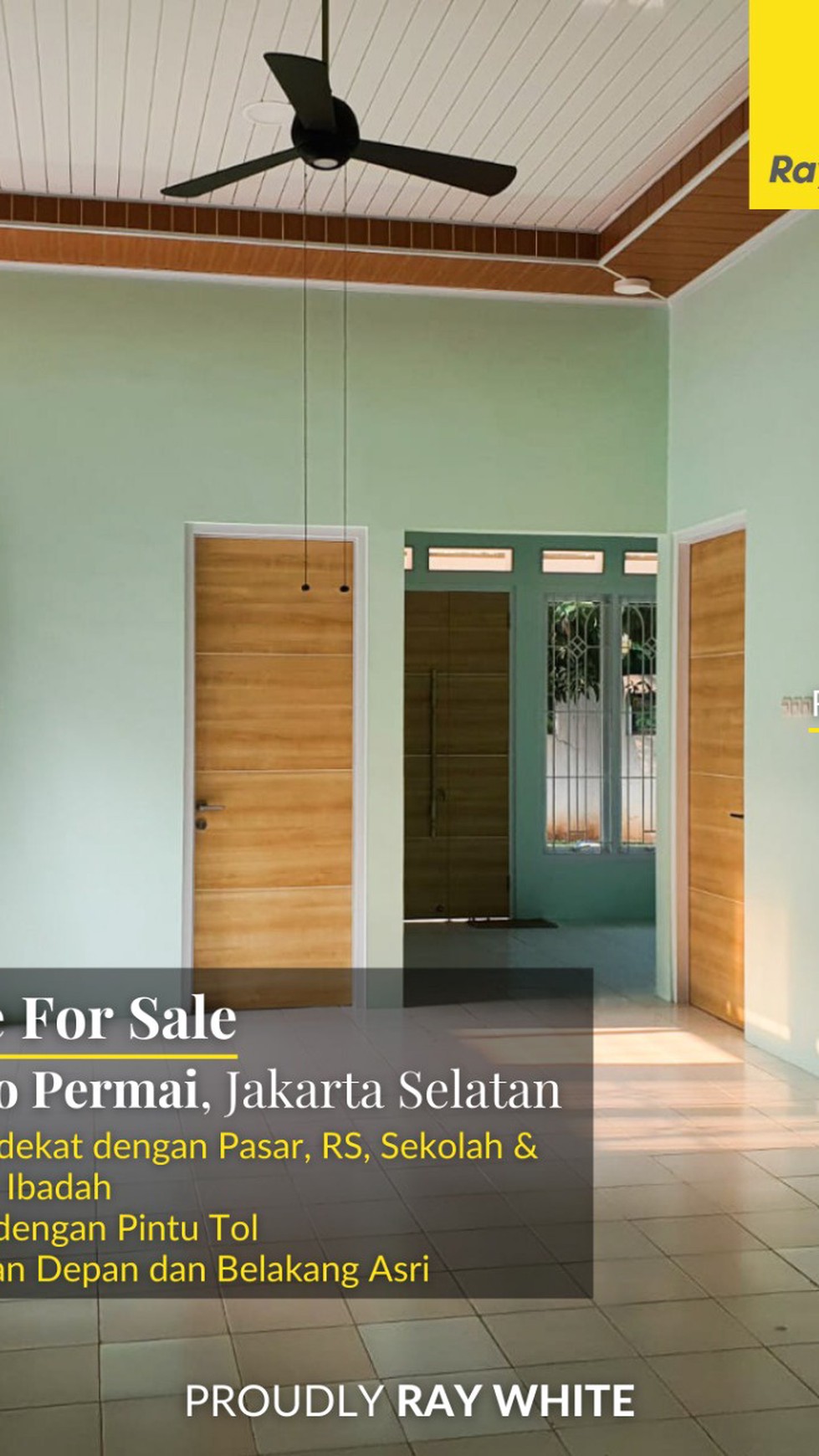 Dijual Rumah di Bintaro Pesanggrahan Jakarta Selatan