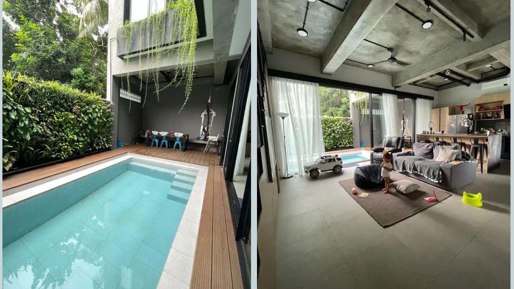 Rumah Furnish Modern Dengan Kolam Renang Pribadi Murah - Sektor 2 #OK