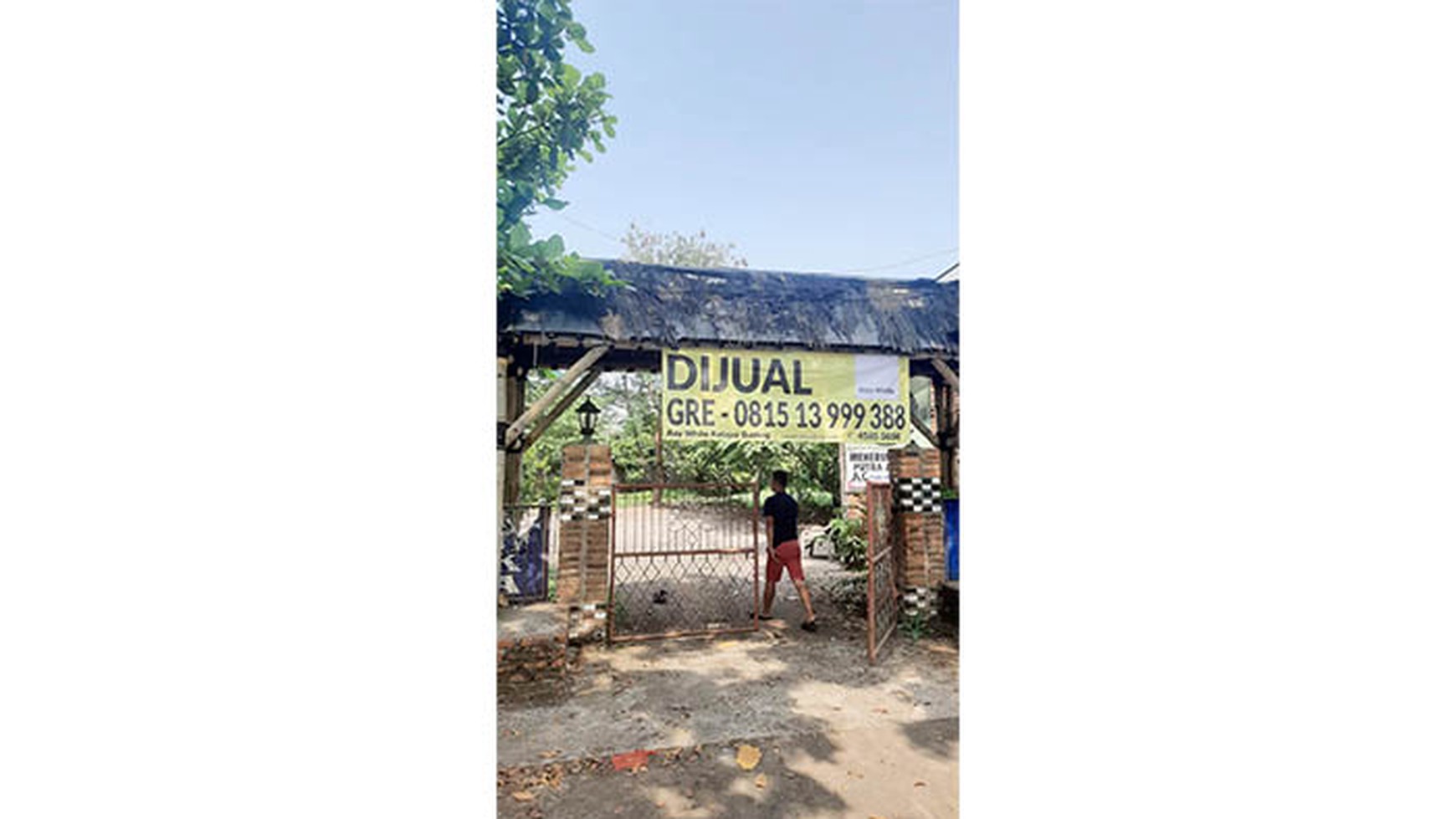 Dijual Saung, Resto & Rumah Tinggal di Jalan Raya Cianjur