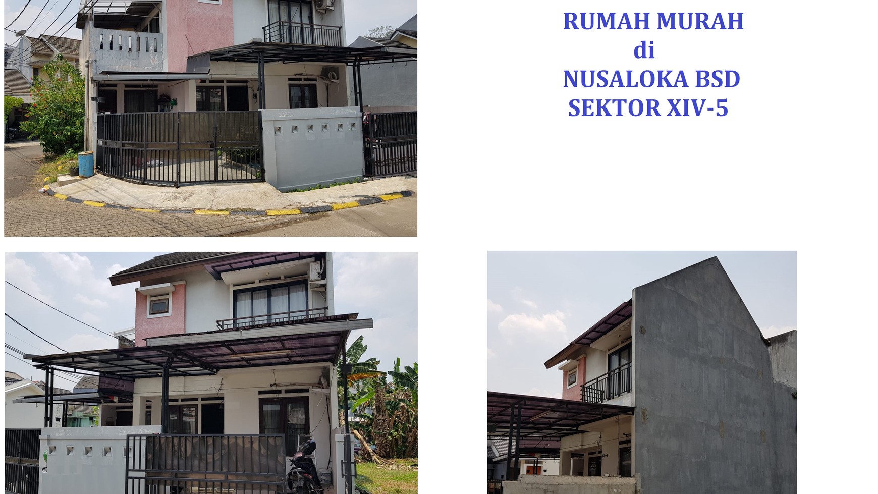 NUSA LOKA BSD RUMAH MURAH 