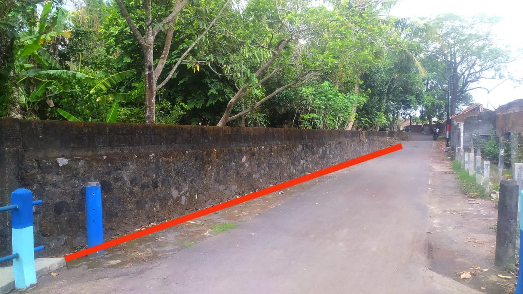 Tanah Pekarangan Luas 1387 Meter Persegi Lokasi Dekat Pasar Sleman
