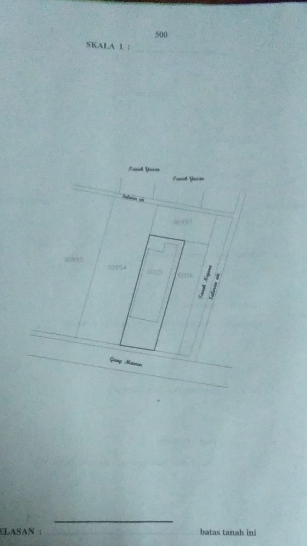 Rumah Lokasi Strategis Pinggir Jalan Raya Besar Dikawasan Kuman, Kota Bojonegoro