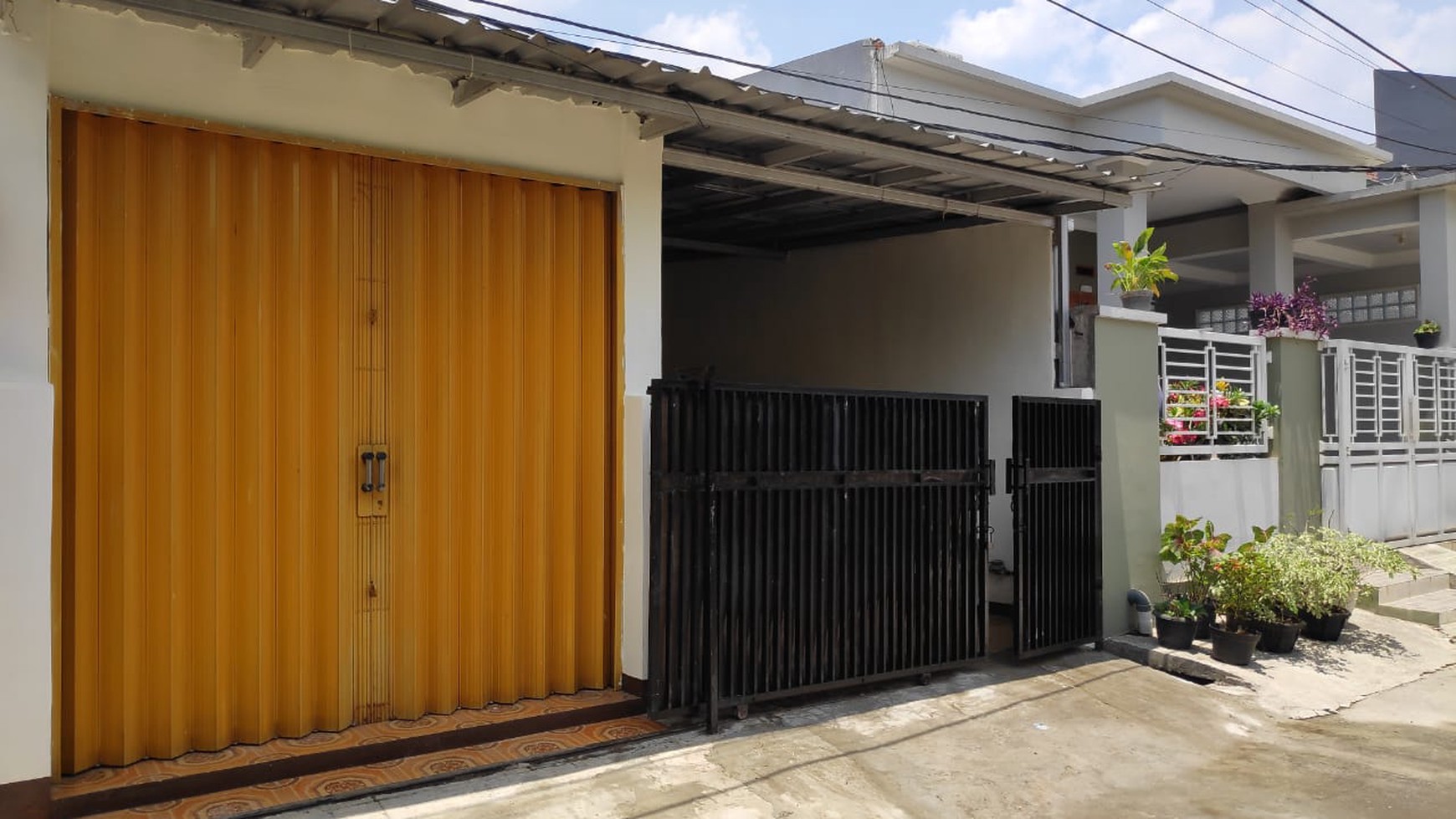 Rumah Murah Dengan Kios Folding Gate di Pondok Ungu Permai Bekasi