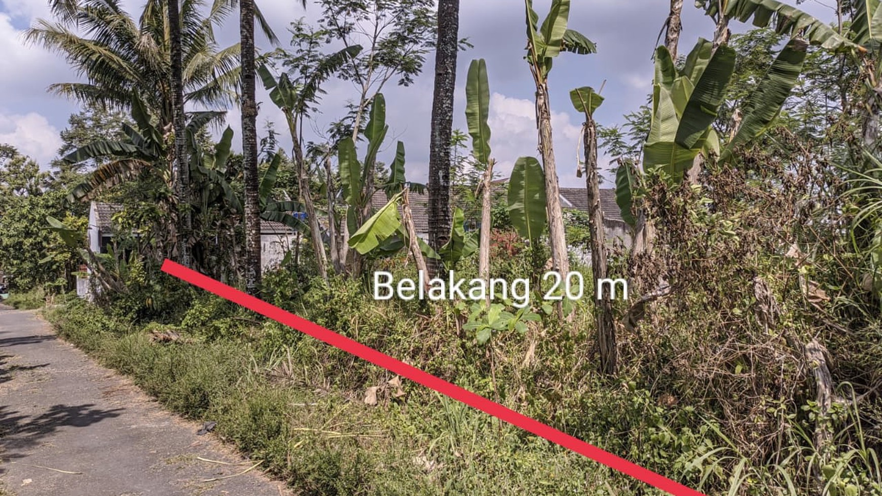 Tanah Luas 2313 Meter Persegi Lokasi Belakang Pasar Gentan Ngaglik Sleman 