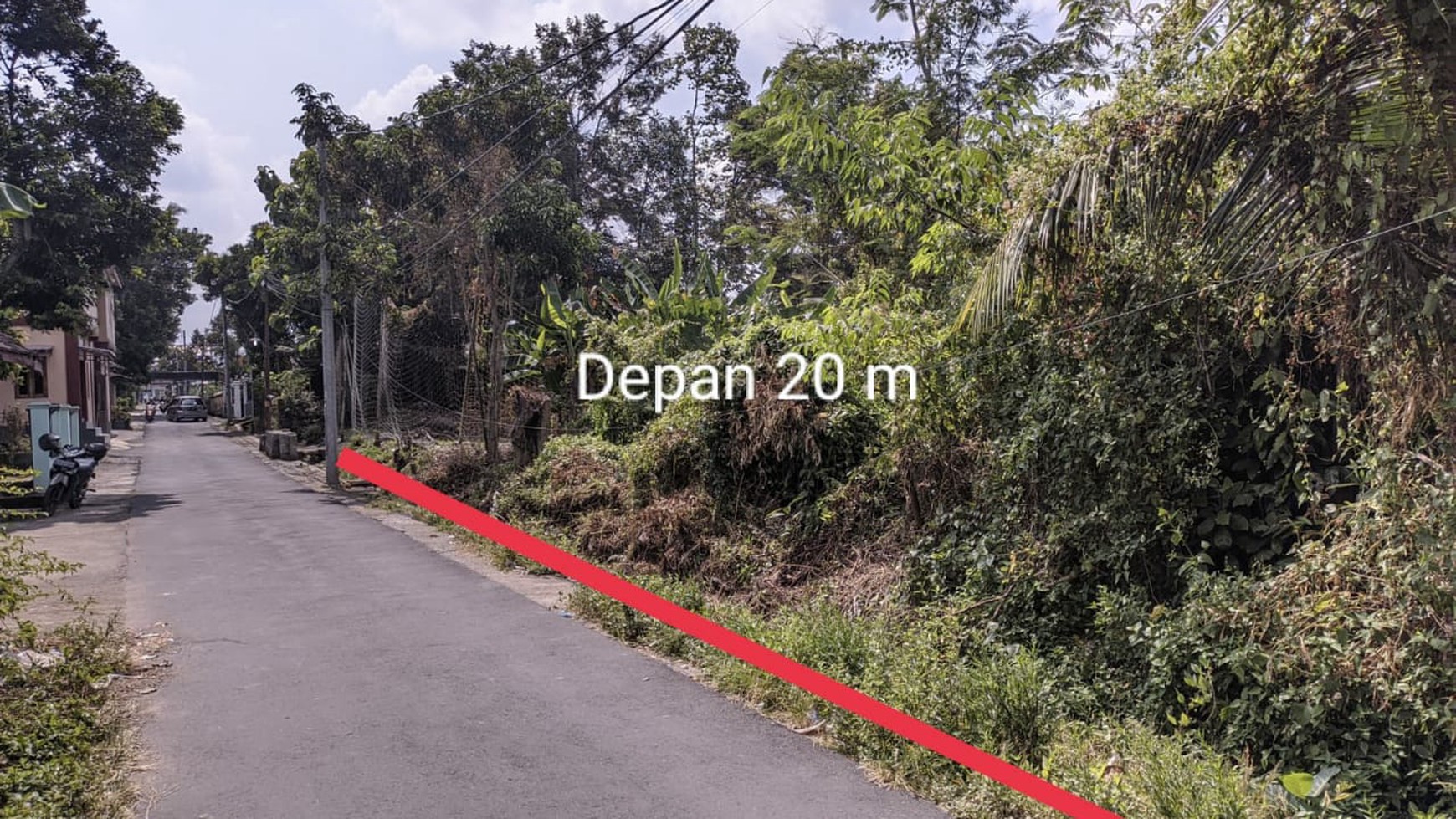 Tanah Luas 2313 Meter Persegi Lokasi Belakang Pasar Gentan Ngaglik Sleman 