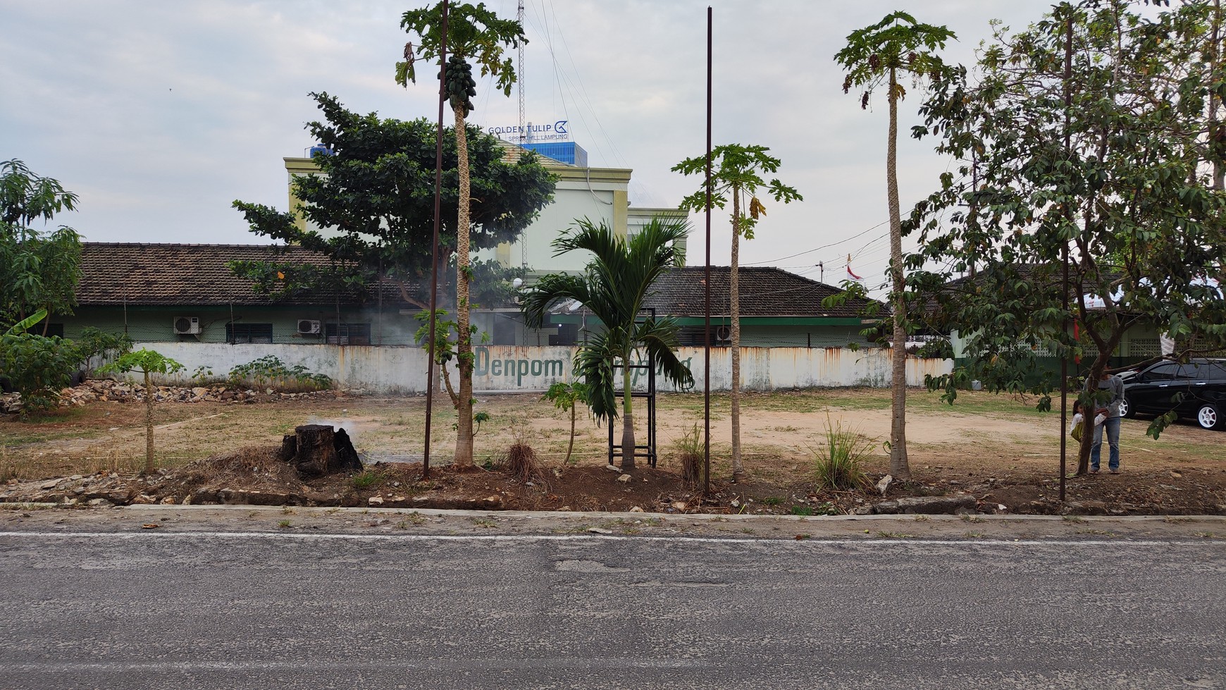 Dijual Tanah Hook Dua Muka Jalan untuk Usaha di Pinggir Jalan Basuki Rahmat Teluk Betung