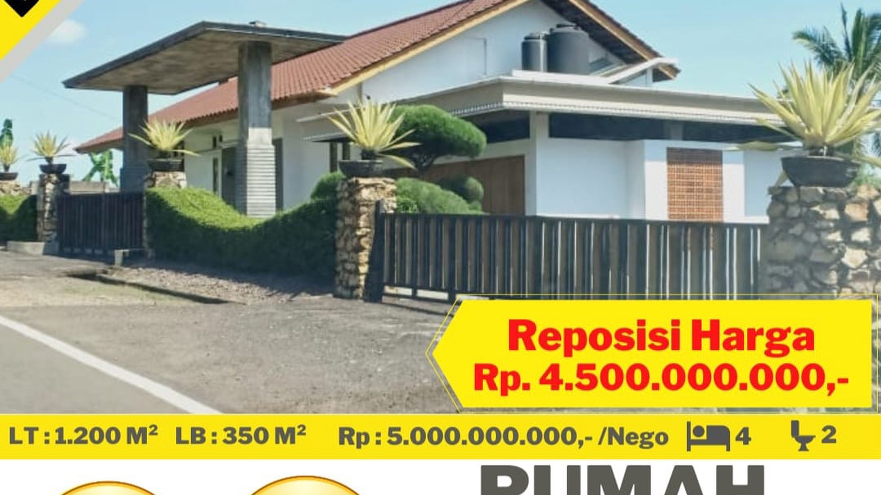 Rumah Susunan Baru  Dijual Cepat