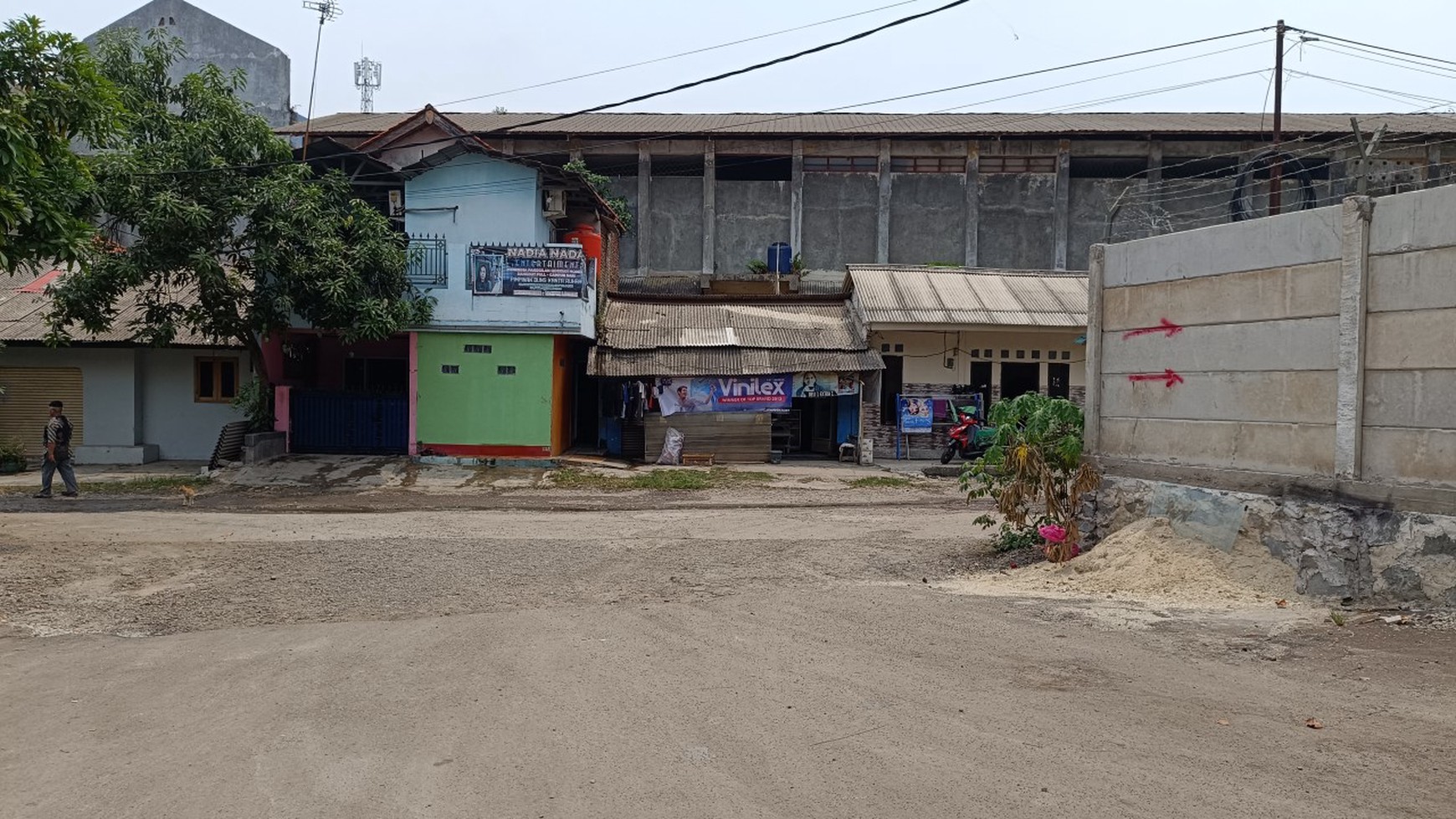 Dijual Pabrik Balaraja, hitung tanah,  sangat dekat Tol Balaraja Barat, Tangerang