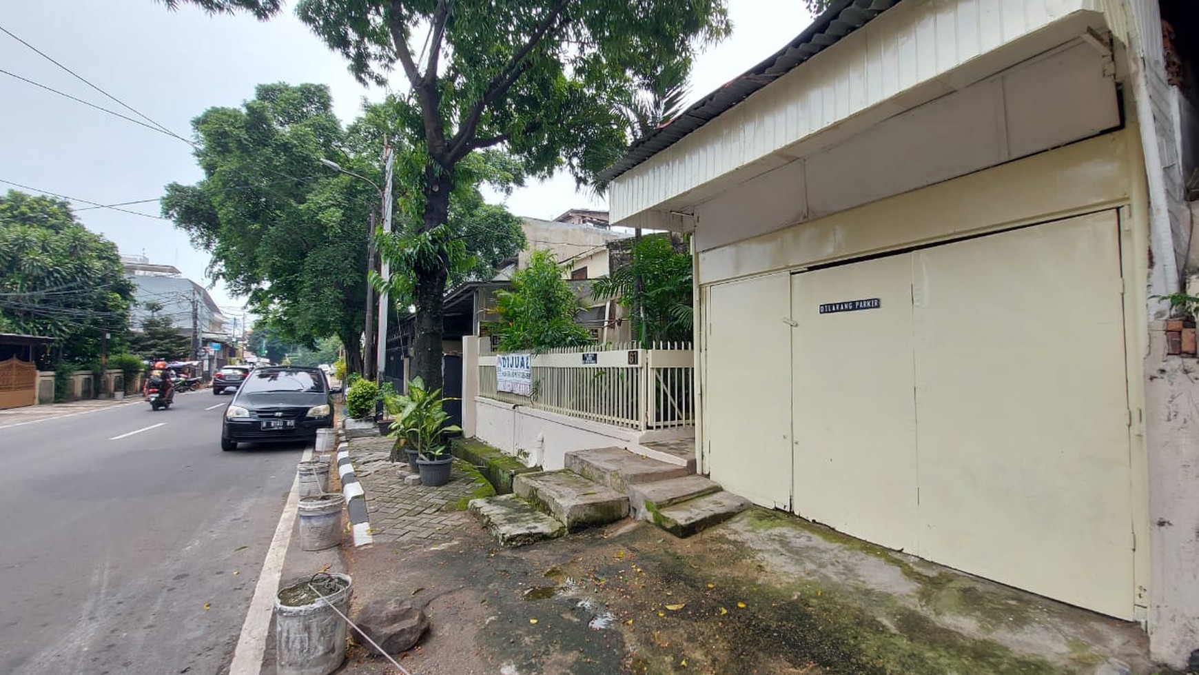 Panglima Polim petogogoan luas 207 area komersil Rumah hitung tanah