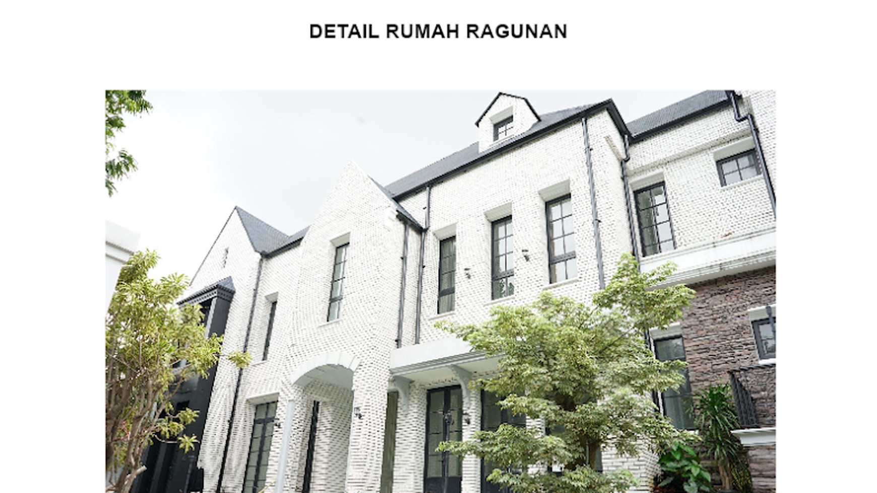 Dijual Rumah Mewah Brand New Ragunan 