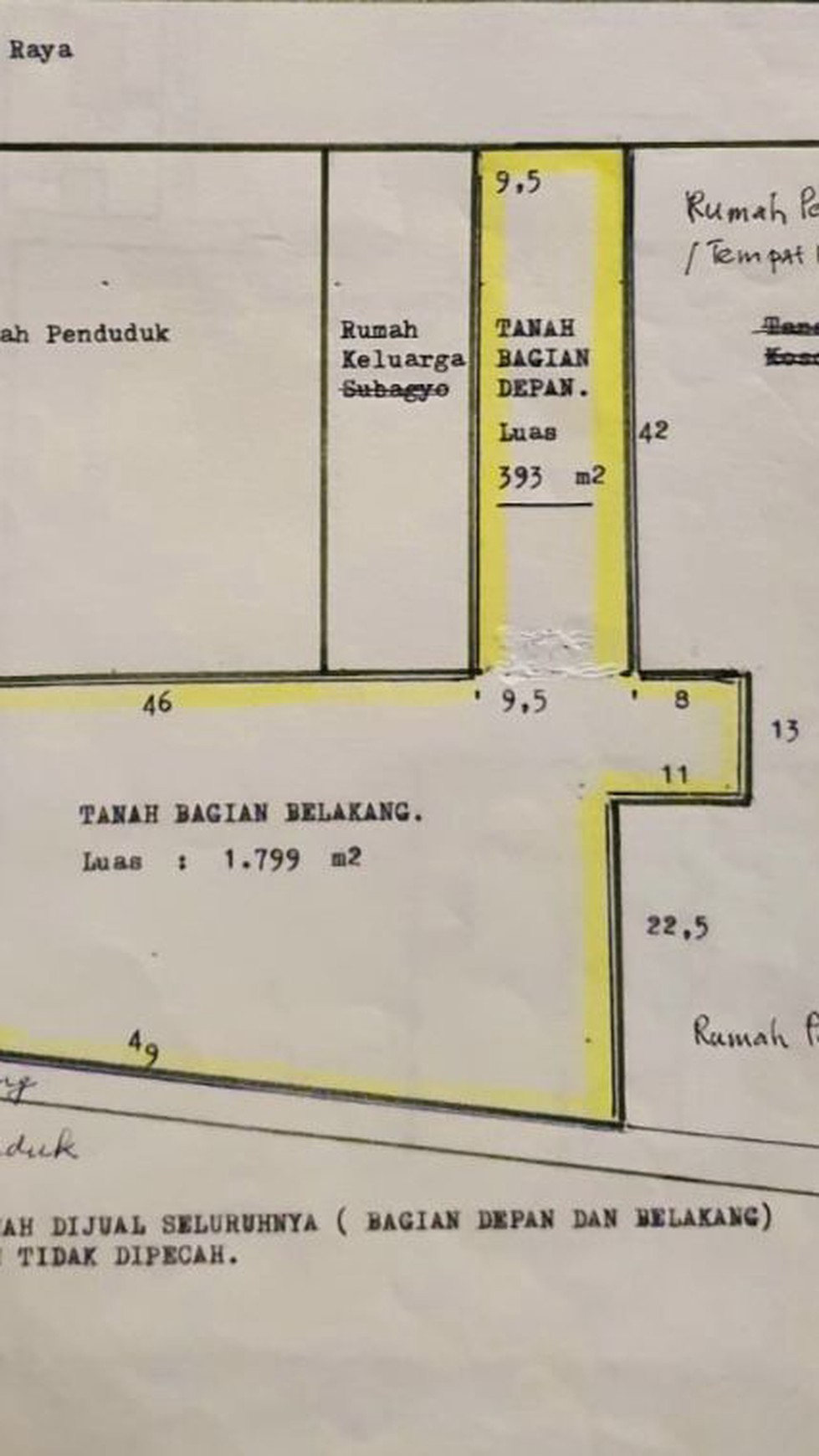 Bawah NJOP ! Kavling tanah Lapangan Tembak Cibubur, Jakarta Timur